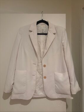 Wilfred Cream Tailored Blazer Jacket